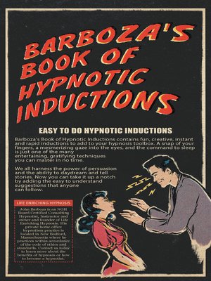 cover image of Barboza's Book of Hypnotic Inductions